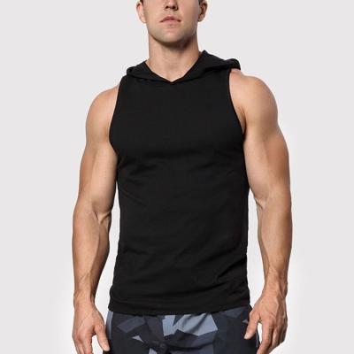 China New Mens Bodybuilding Hoody Shirt Cotton Tank Top Gym Fitness Workout Gym Fitness Tanktops Gorilla Print Vest Anti-Shrink Anti-Shrink for sale