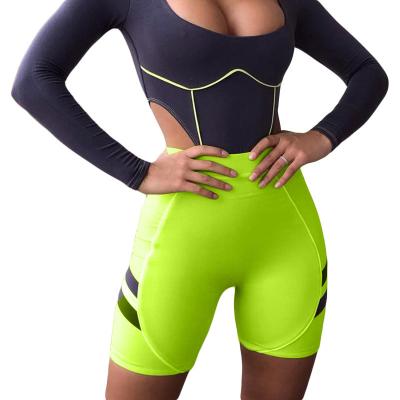 China Active Fitness Wear Biker Breathable Shorts Sexy High Rise Women Ladies Short Elastic Summer Shorts for sale