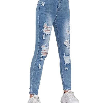 China QUICK DRY Panties Jean Pants High Waist Women's Jeans Rock Revival Jeans Pants for sale