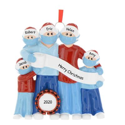 China 2020 China Christmas Holiday Resin Christmas Tree Ornaments for sale