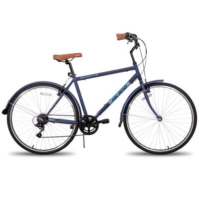 China Retro Man City Bike JOYKIE 700C 7 Speed ​​Black Vintage Bicycle City Urban Bike for sale