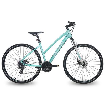 China Popular Ladies Bike JOYKIE 24 Speed ​​Suspension Aluminum Alloy Women 700c City Hybrid Bike for sale