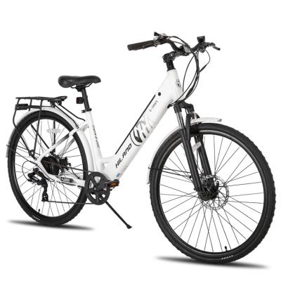 China JOYKIE aluminum alloy bicicleta electrica 250w 36v rear hub motor 700c step by city electric bike for sale