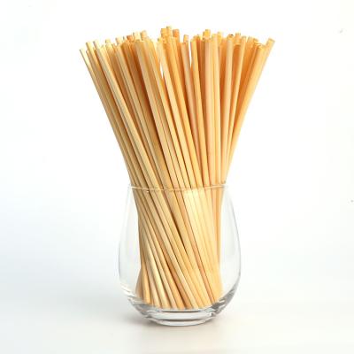 China 100% Biodegradable Eco-Friendly Disposable Compostable Wheat Straw Drinking Straw for sale