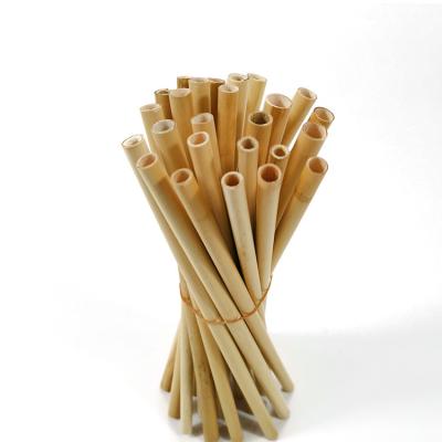 China Bamboo Milk Tea Reed Drink Straw 100% Biodegradable Environmental Friendly Natural Reusable Eco-Friendly Disposable for sale