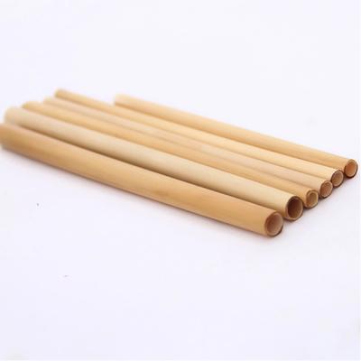 China Bamboo Milk Tea Reed Drink Straw 100% Biodegradable Environmental Friendly Natural Reusable Eco-Friendly Disposable for sale