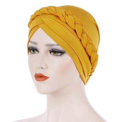 China 2022 Women Multifunctional High Quality Muslim Milk Silk Turban Head Wraps Bandanas Hair Hijab Hood Fashion Turban Hat For Ladies Headwear for sale