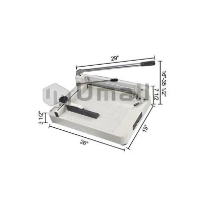 China PVC Card 40Mm Thickness 868 Trimmer A3 Guillotine Paper Cutter Heavy Duty Sheet A3 Manual Paper Cutter for sale