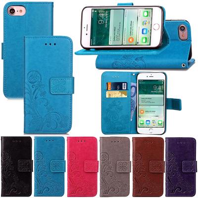 China Flower Premium Soft Phone Flip Cover Fashion TPU Case Leather Cellphone For iPhone 5 5S For iPhone Case for sale