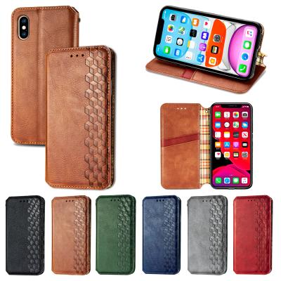 China Premium Soft Leather Flip Phone Cover Fashion TPU Case Leather Cell Phone Armor For iPhone 6 6S Plus For iPhone Case for sale