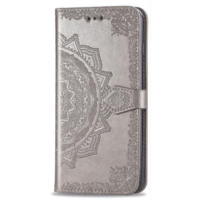 China Mandala Embossed Wallet Leather Flip Phone Cover Phone Case For MOTO ONE/Moto Fusion Plus Marginal Punch Card Holder Stand Case Cover for sale