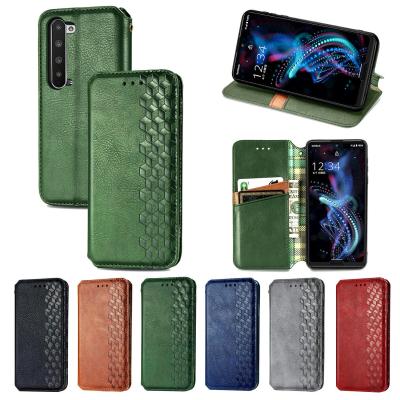 China Flip Phone Cover Flip Full Body Cases For Magnetic Soft Fashion TPU Wallet Card Holder for sense4/sense5g sharp sense 4 plus mobile accessories for sale