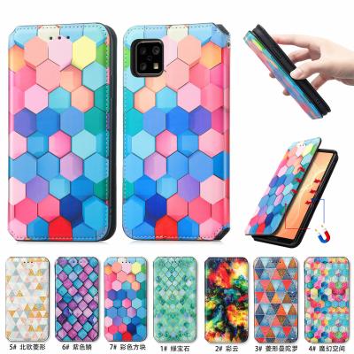 China Shockproof Mobile Phone Bags Shockproof Caseneo Hot Selling Phone For Aquos Sharp Sense3 4 Plus Magnetic R5G R6 Case Wallet Credit Card Cover for sale