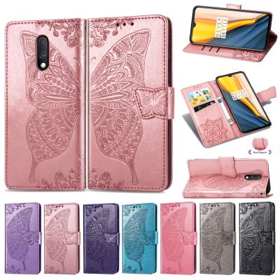 China Wholesale Artificial Flip Wallet Case Cell Phone Leather Case For Oneplus 7 for sale