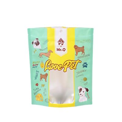 China Manufacturer Custom Biodegradable Resealable Recyclable Smell Proof Aluminum Foil Dog Food Packaging Pouch For Cat for sale