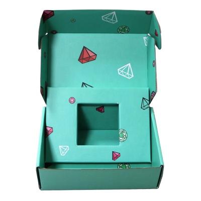 China Recycled Materials Wholesale Custom Luxury Shipping Folding Cardboard Transport Color Gift Corrugated Cardboard Packaging Paper Box for sale