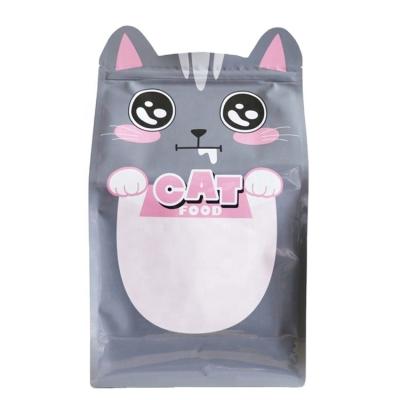 China 5 Kg Recyclable Cute 3 Kg Cat /dog Food Bag Pet Food Packaging Bag Aluminum Foil Zipper Bag Custom for sale