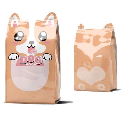 China 5 Kg Recyclable Cute 3 Kg Cat /dog Food Bag Pet Food Packaging Bag Aluminum Foil Zipper Bag Custom for sale