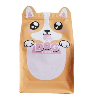 China 3KG Recyclable Aluminum Foil Bag Resealable Plastic Dog Food Packaging Bag Treats Food Pouch for sale