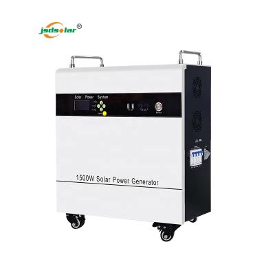 China Wholesale home portable 1.5kw off grid solar power system 1.5kva solar kit industrial commercial use home comping for sale