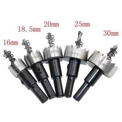 China Metal Drilling 5pcs 16 - 30mm Carbide Tip HSS Drill Bits Hole Saw Set Stainless Steel Metal Alloy for sale