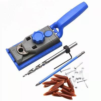 China 25pcs Hole Drilling Wood Punch Tool 2 in 1 Woodworking Drilling Hole Jig Slanted Oblique Mark Hole Jig Kit for sale