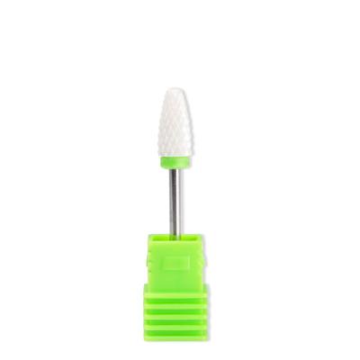 China Nail Polishing Handed Nail Drill Bit Manicure Pedicure Burr Ceramic File Electric Ceramic Nail Drill Bit for sale