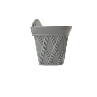 China Contemporary Farmhouse Garden Planters Round Supplies Cheap Plastic Flower Pots For Sale for sale