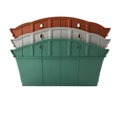 China Contemporary Container Planting Flower Pot for Plastic Garden Rectangle Planter Box Window Sill Patio Home Porch for sale