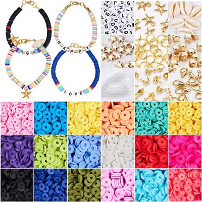 China Bracelet DIY Kit Clay Beads Charm from Clay Bead Set Making Kit High Quality Making Kit Alphabet Glass Seed Beads for sale