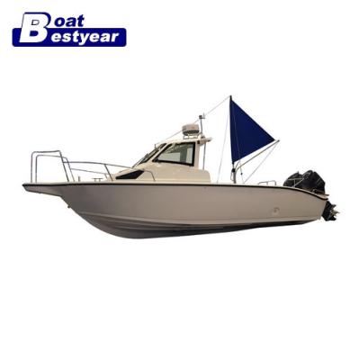 China 2016 New Bestyear Fiberglass Boat Ufishing 760 Boat For Sale for sale