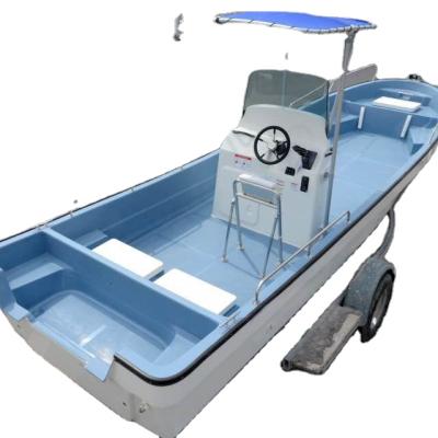 China Fiberglass Panga Boat23HA Fishing Boat Cuddy Boat FRP Fishing Boat for sale