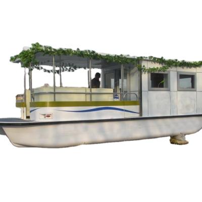 China Electric PVC Boat E750 Fiberglass Pontoon Boat for sale