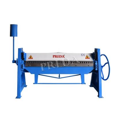 China Building Material Shops CE Certification Sheet Bending Machine In 2m Width Steel Manual Folding Machine Press Brake for sale