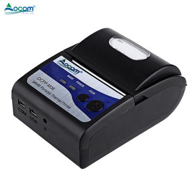 China Mini Wireless Blue Tooth Thermal Portable 58mm Black And White Receipt Printer With Free SDK for sale