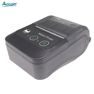 China 48mm 2 inch Mini Direct Thermal Printer Wireless Inch Cheap BT Connect Bill Printer Mobile Receipt Printer 58mm BT and USB Black and White for sale