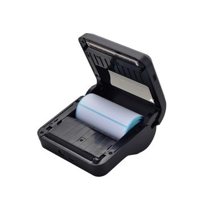 China Paper detection compatible with Android and IOS 3 inch blue tooth thermal label printer for sale