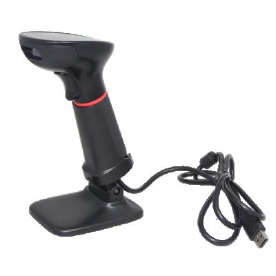 China High PixeI USB Wire ABS+TPU Portable 1D/2D Barcode Scanner for sale