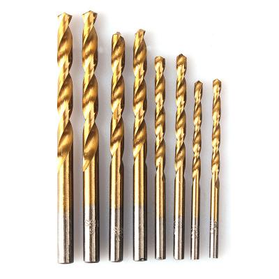 China Metal Drilling Torsion Drill Bit Set ANSI Broca HSS Straight Shank Cobalt Twist Drill Bit Set DIN338 For Stainless Steel for sale