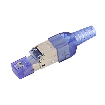 China Hot Sale Rj45 Connector Machine Male Rj45 Toolless Crimping 8P FTP Wiring Rj45 Cat6A FTP Toolless Modular Plug 56*39*24cm for sale