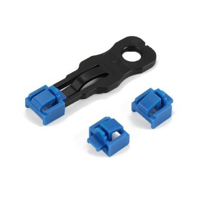 China Hot Sale Rj45 Port Plastic Blockers With Key Rj45 Lock Ethernet Hub Plastic Protective Rj45 Port Jack Dust Plug With Key for sale