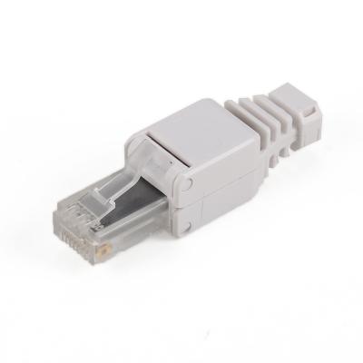 China Hot Sale 100Pcs Utp Cat6 Rj45 Plug Connector 8P8C Utp Cat6 Rj45 Plug Cat6A Utp Modular Modular Connector 62.5*43*24cm for sale