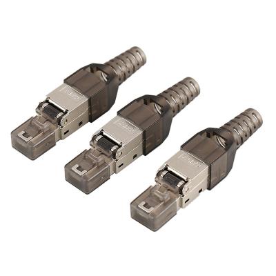 China Low Price Shielded Connecting Terminals 6P4C Plug Rj45 Modular Connector Modular FTP Cat8 56*39*24cm for sale