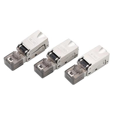 China Low Price FTP Cat 8 Plug-Push Modular Structure Connection Head Modular Connectors Plugs Cat8 Modular Jack 56*39*24cm for sale