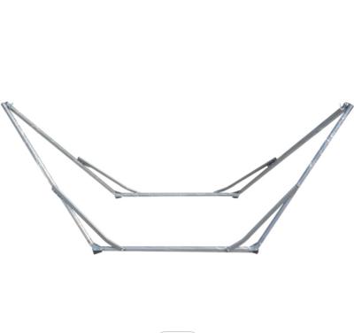 China Antibacterial Camping Portable Folding Hammock Stand Hammock Chair Double Steel Standing for sale