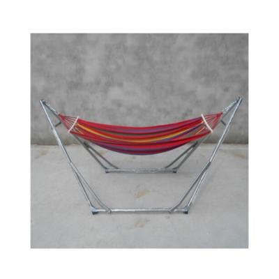 China Antibacterial Foldable Single Double Hammock Stand Adjustable Steel Hammock Stand for sale