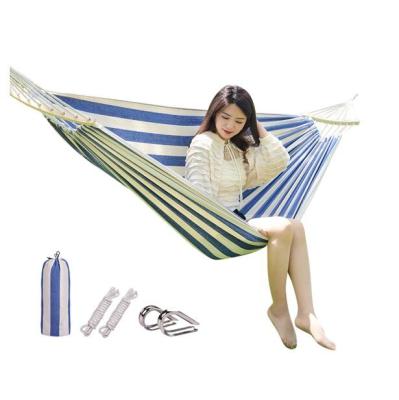 China 200*80cm Antibacterial Portable Folding Canvas Camping Tent Hammock Swing Outdoor Swing Chair for sale