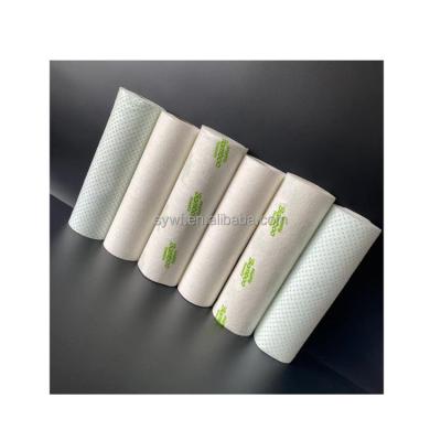 China Cheap Reusable Home Kitchen Universal Reusable Absorbent Soft Washable Fiber Bamboo Soft Bamboo Paper Towel for sale