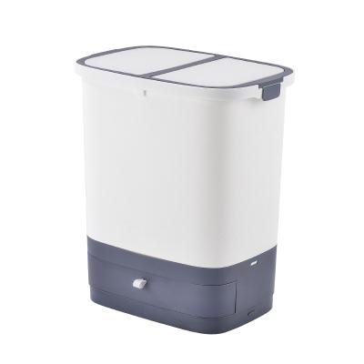 China Hot Selling Good Quality Kitchen Indoor Plastic Trash Can Container Hot Selling Variety Of Colors for sale