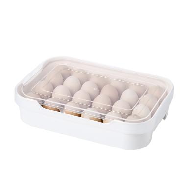 China Various factory viable sale widely used white plastic breathable egg storage box for sale